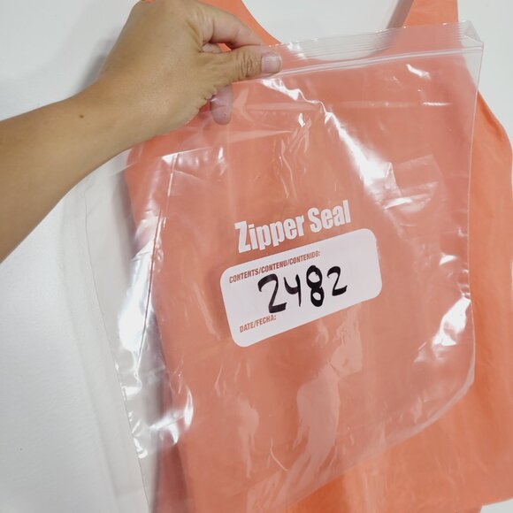 Hurley Women's Orange 100% Silk Sleeveless Scoop Neck Tank Top Loose Fit Size XS - Picture 9 of 9